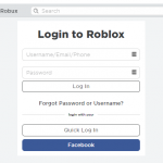 roblox login