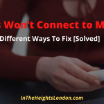 AirPods Won't Connect to Macbook