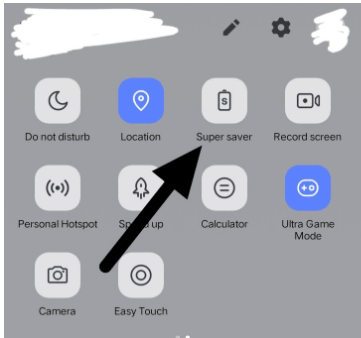 Click On Super Saver Mode