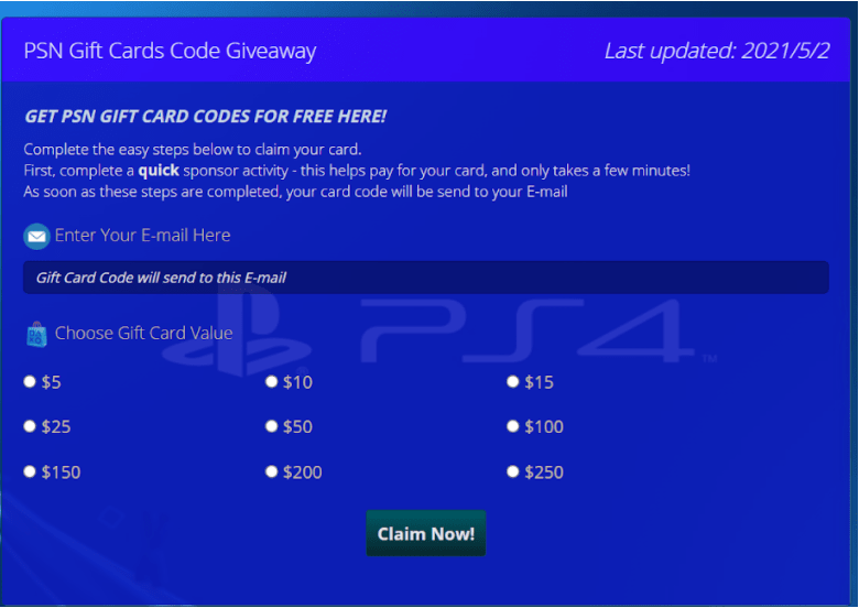 Enter Your Email Address
