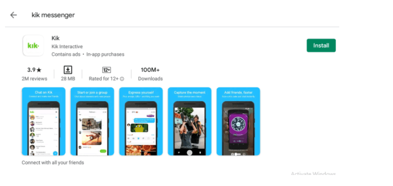 Sign Kik Messenger