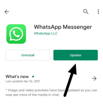 Update Whatsapp
